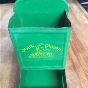 John‎ Deere matches holder collectible Moline Illinois tractor farm house